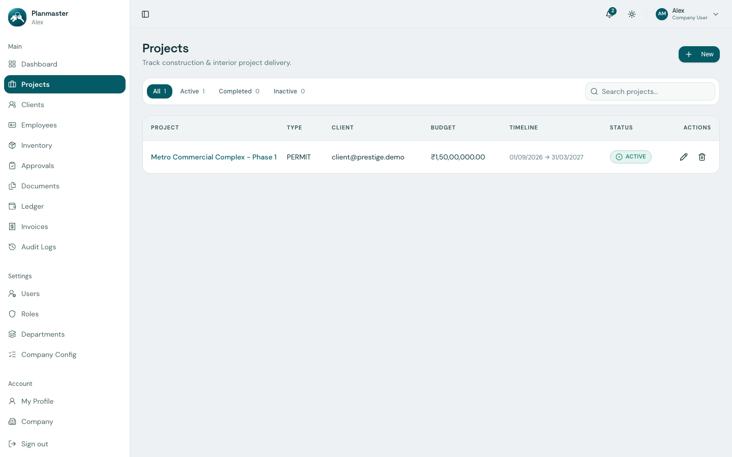Projects Directory